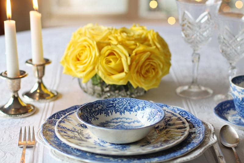 Vintage Wedding Table Setting